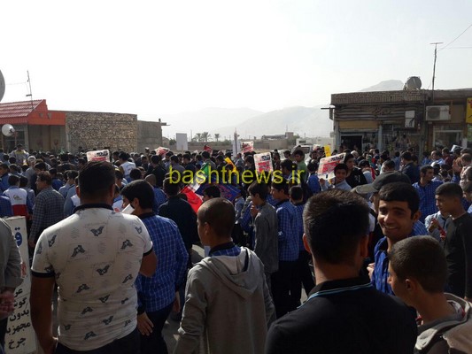 راهپیمایی باشکوه 13 آبان در باشت برگزار شد+تصاویر 25