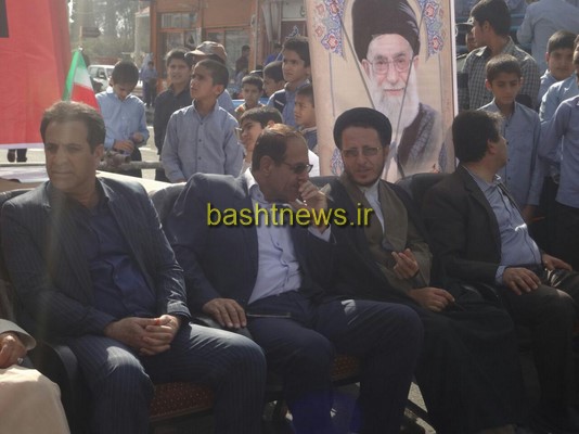 راهپیمایی باشکوه 13 آبان در باشت برگزار شد+تصاویر 37