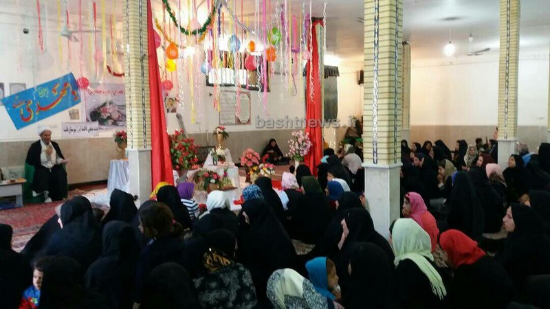 برگزاری مراسم عقد زوج جوان باشتی در حسینیه فاطمیه (س) + تصاویر 15
