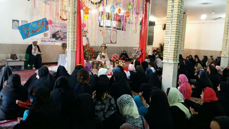 برگزاری مراسم عقد زوج جوان باشتی در حسینیه فاطمیه (س) + تصاویر 16