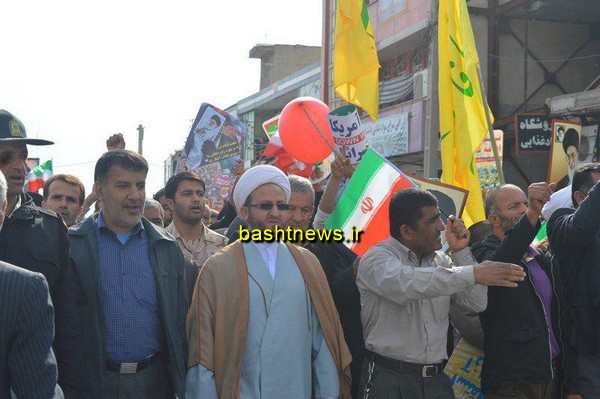 خروش انقلابی مردم باشت در جشن پیروزی انقلاب اسلامی+تصاویر 15
