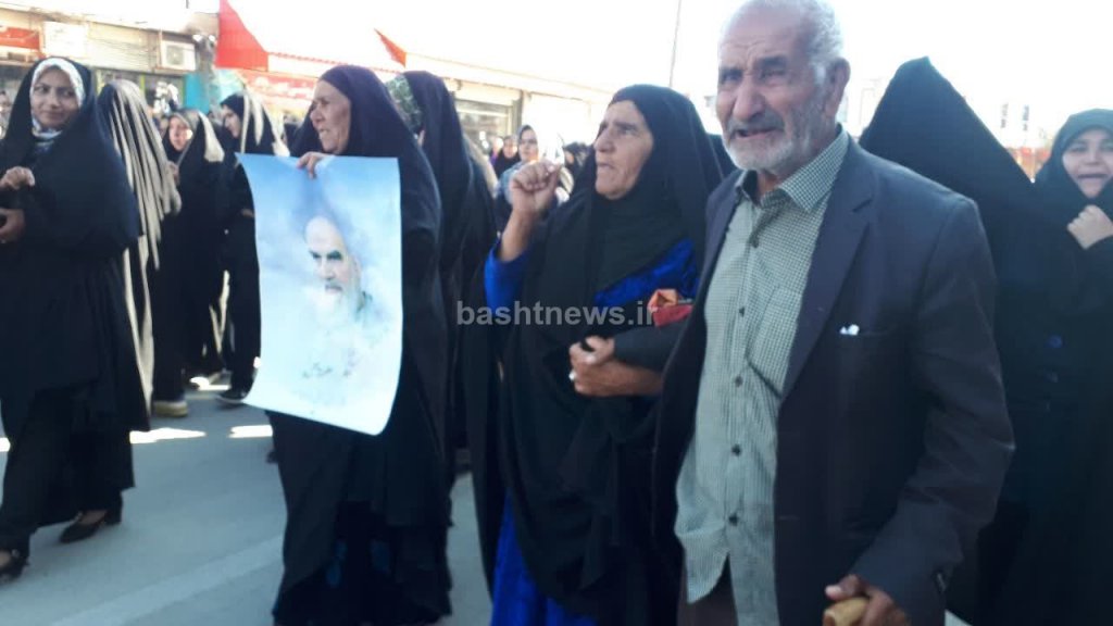 حضور حماسی مردم باشت در راهپیمایی علیه اشرار و اغتشاشگران 36