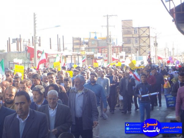 خروش انقلابی مردم شهرستان باشت علیه آشوبگران+تصاویر 33