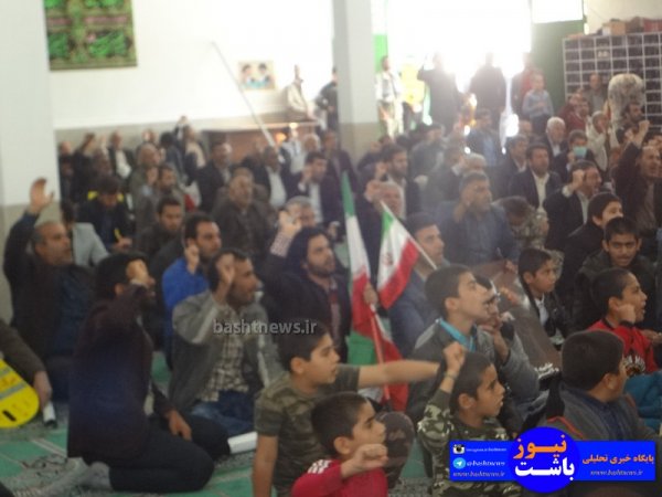 خروش انقلابی مردم شهرستان باشت علیه آشوبگران+تصاویر 30