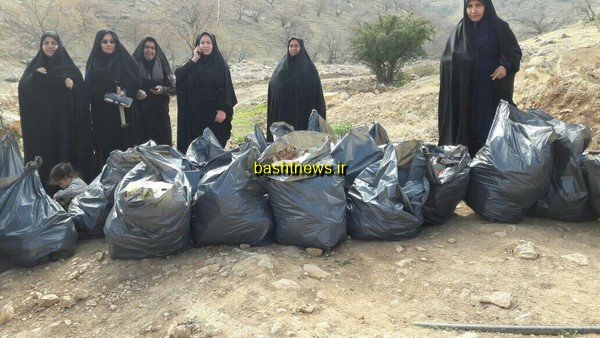 پاکسازی و جمع آوری زباله های مناطق تفریحی و گردشگری شهرستان باشت+تصاویر 11