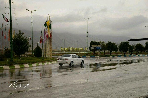 جلوه های ویژه بارش8میلی متری باران در شهرستان باشت+تصاویر 14