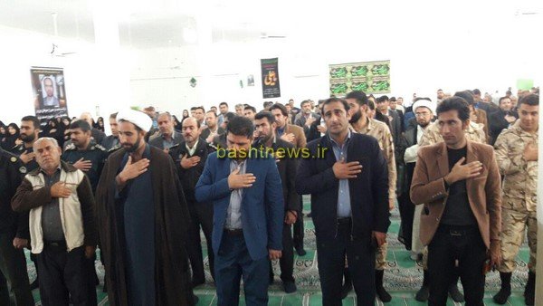 مراسم یادبود جان باختگان سانحه سقوط هواپیما تهران-یاسوج در باشت+تصاویر 22