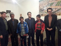 بازدید فرماندار و رئیس بهزیستی از معلولان باشتی و عکس العمل جالب آنها! +تصاویر 10
